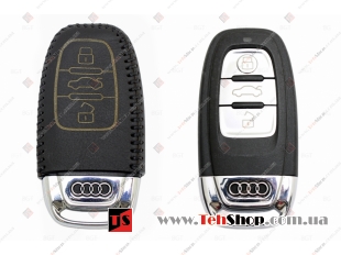Чехол для ключей Audi кожаный (T2, BGT-LKH-Au-Y806-B)