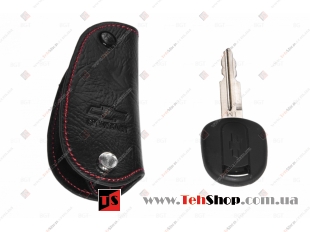 Чехол для ключей Chevrolet кожаный (T1, BGT-LKH409-Ch)