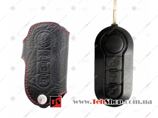 Чехол для ключей Citroen кожаный (T1, BGT-LKH555-Cit)