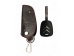 Чехол для ключей Citroen кожаный (T1, BGT-LKH901-Cit)