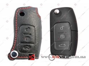 Чехол для ключей Ford кожаный (T1, BGT-LKH508-F)