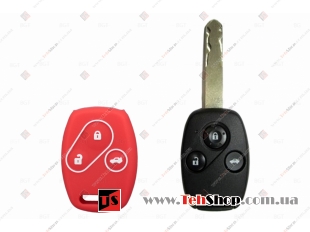 Чехол для ключей Honda силиконовый (BGT-SKH401-Ho-Rd)