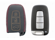 Чехол для ключей Hyundai кожаный (T2, BGT-LKH-KiHySy-Y906-R)