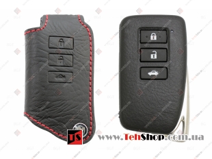 Чехол для ключей Lexus кожаный (T1, BGT-LKH-L12)