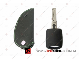 Чехол для ключей Skoda кожаный (T1, BGT-LKH405-Sk)