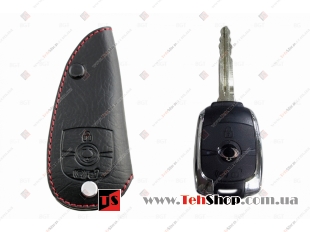Чехол для ключей SsangYong кожаный (T1, BGT-LKH905-SS1)