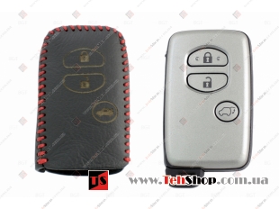 Чехол для ключей Subaru кожаный (T2, BGT-LKH-Su-Y503-R)