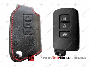 Чехол для ключей Toyota кожаный (T1, BGT-LKH-T-V50)
