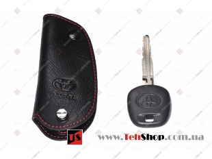 Чехол для ключей Toyota кожаный (T1, BGT-LKH402-T-Sk)