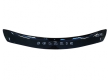 Дефлектор капота Hyundai Accent IV (RB) /2015-2019, FL, короткий/. Мухобойка Хюндай Акцент [Vip Tuning]
