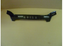 Дефлектор капота Opel Agila A /2000-2007/. Мухобойка Опель Агила [Vip Tuning]