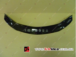 Дефлектор капота Subaru Impreza III /2007-2011/. Мухобойка Субару Импреза [Vip Tuning]