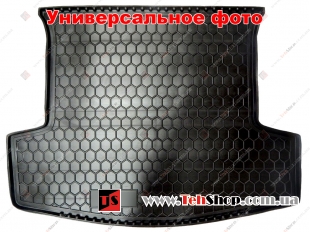 Коврик в багажник Kia Cerato III /2013-2020, Седан, Mid & Top/. Резиновый коврик багажника Киа Церато [Avto-Gumm]