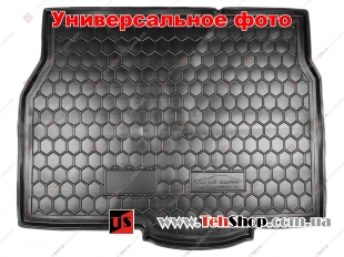 Коврик в багажник Skoda Octavia A7 /Универсал, c усил., 2013+/. Резиновый коврик багажника Шкода Октавия А7 [Avto-Gumm]