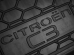 Коврик в багажник Citroen C3 III /2016+/. Резиновый коврик багажника Ситроен С3 [Avto-Gumm]