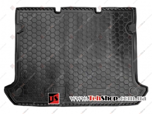 Коврик в багажник Fiat Doblo I (223) /2000-2015, 5м, SWB, без сетки/. Резиновый коврик багажника Фиат Добло [Avto-Gumm]