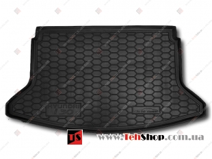 Коврик в багажник Hyundai i30 III /2016+,/. Резиновый коврик багажника Хюндай i30 [Avto-Gumm]