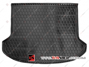 Коврик в багажник Kia Sorento II /2009-2014, 7м/. Резиновый коврик багажника Киа Соренто [Avto-Gumm]