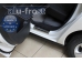 Накладки на пороги Peugeot 3008 I /2009-2016/. Накладки порогов Пежо 3008 [Alu-Frost]