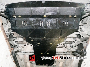 Защита двигателя Infiniti FX35 (S50) /2003-2008, V3.5/. Защита картера двигателя, КПП и радиатора Инфинити ФХ35 [Titan]